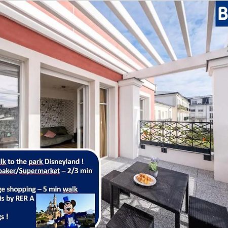 Disney At Home 3 Bed Rooms- Confort 90M2 - Best Location Serris Eksteriør bilde